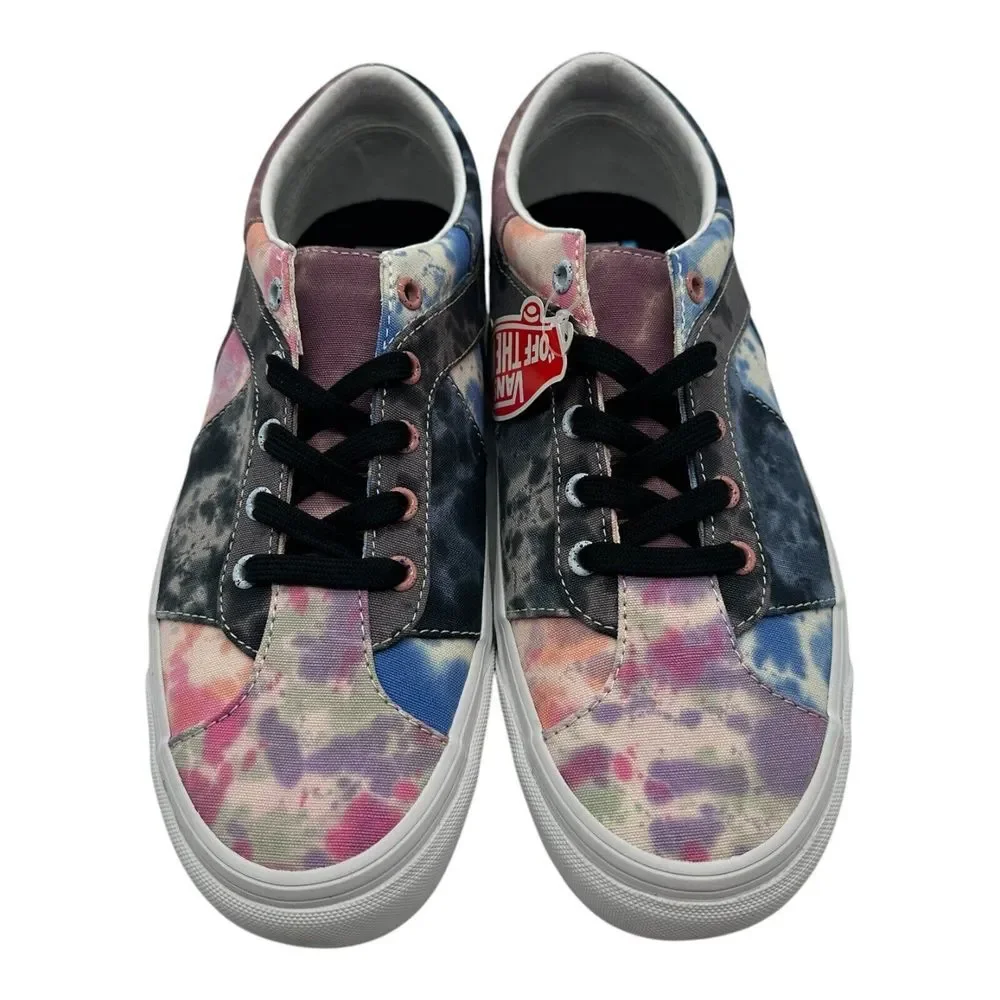 Vans Bold Ni Mix‎ Shoes Womens 6.5 Mixed Tie Dye Colorful Sneakers VN0A7TNKAXJ